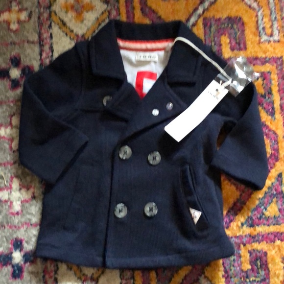Ikks French brand baby jacket NWT navy 6 months - Picture 2 of 8